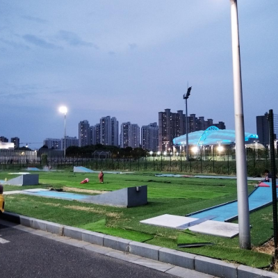 全民健身與奧運同行，昆山市體育中心迷你高球球場8月10日煥新開放